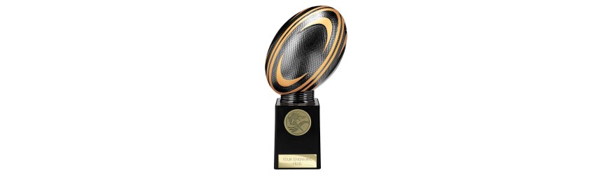 BLACK VIPER LEGEND RUGBY AWARD - 5 SIZES - 14.5CM TO 22CM BLACK VIPER LEGEND RUGBY AWARD - 5 SIZES - 14.5CM TO 22CM